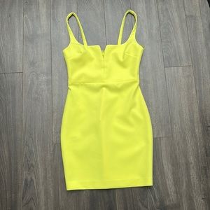 Neon Yellow Likely Dress